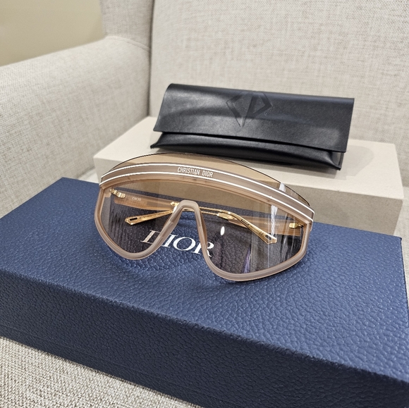 Dior Club Pink Shield Sunglasses - Picture 5 of 11